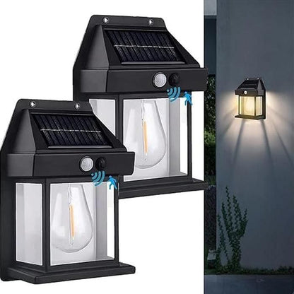 Solar Light Outdoor Wall Light, Made with Acrylonitrile Butadiene Styrene