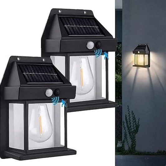 Solar Light Outdoor Wall Light, Made with Acrylonitrile Butadiene Styrene