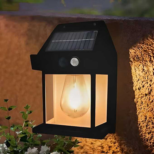 Solar Light Outdoor Wall Light, Made with Acrylonitrile Butadiene Styrene