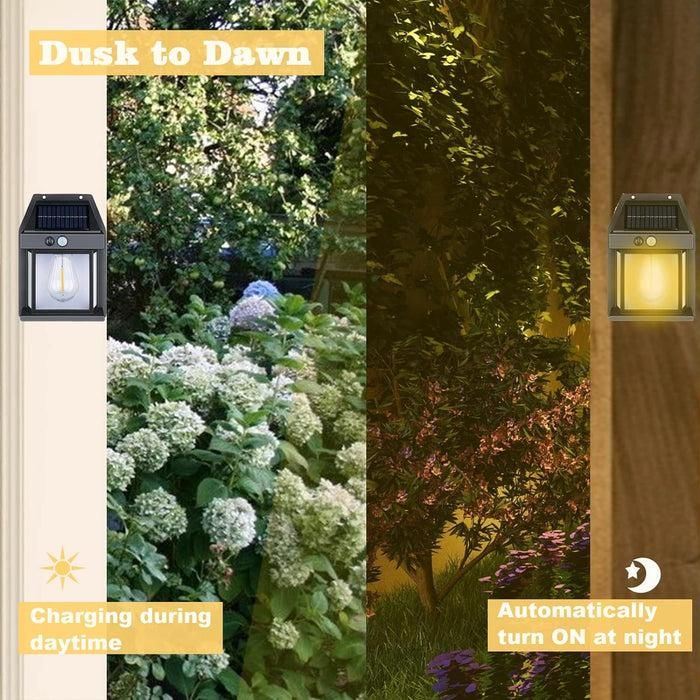 Solar Light Outdoor Wall Light, Made with Acrylonitrile Butadiene Styrene