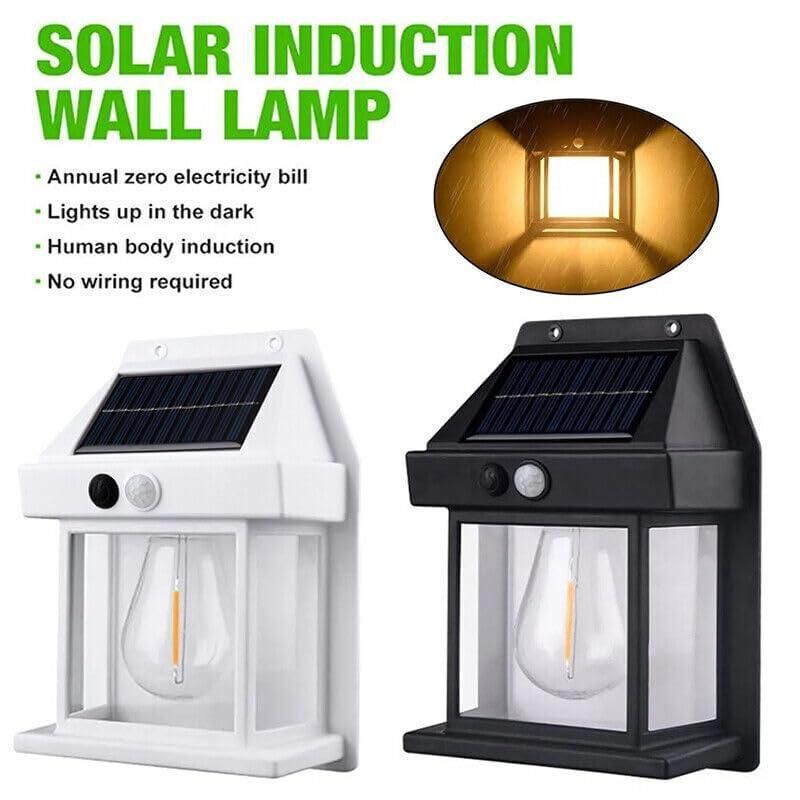 Solar Light Outdoor Wall Light, Made with Acrylonitrile Butadiene Styrene