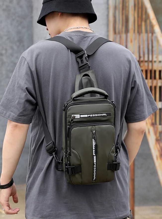 Sling Premium Waterproof Bag with USB Charging Port