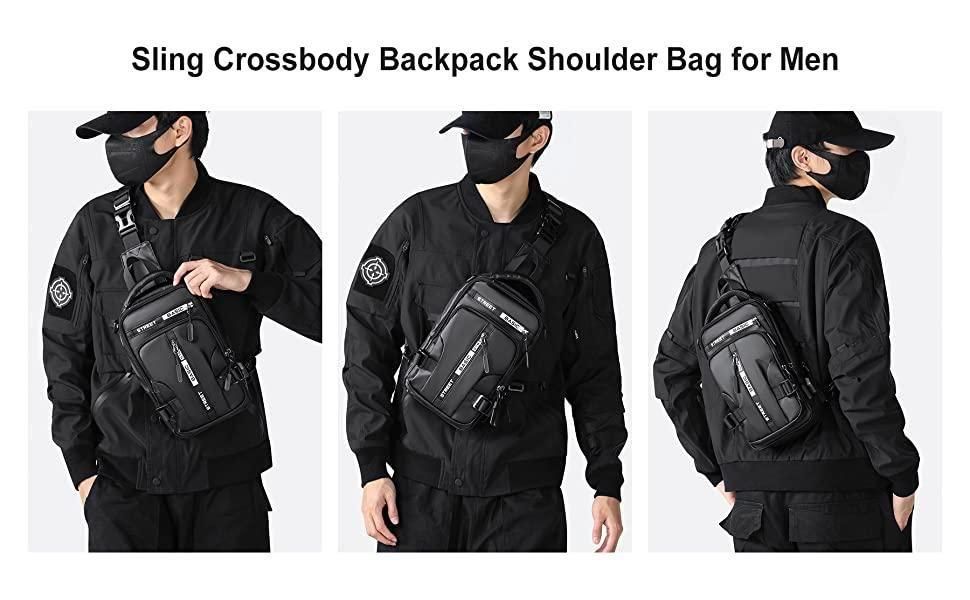 Sling Premium Waterproof Bag with USB Charging Port